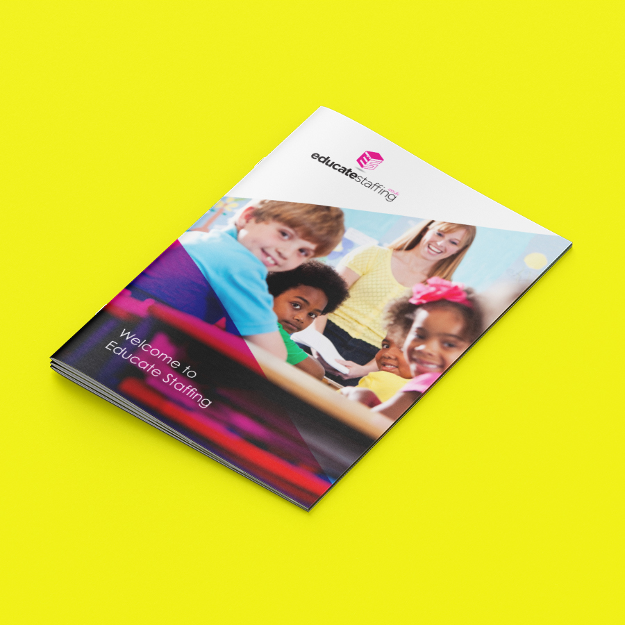 Educate Staffing Front Cover Design