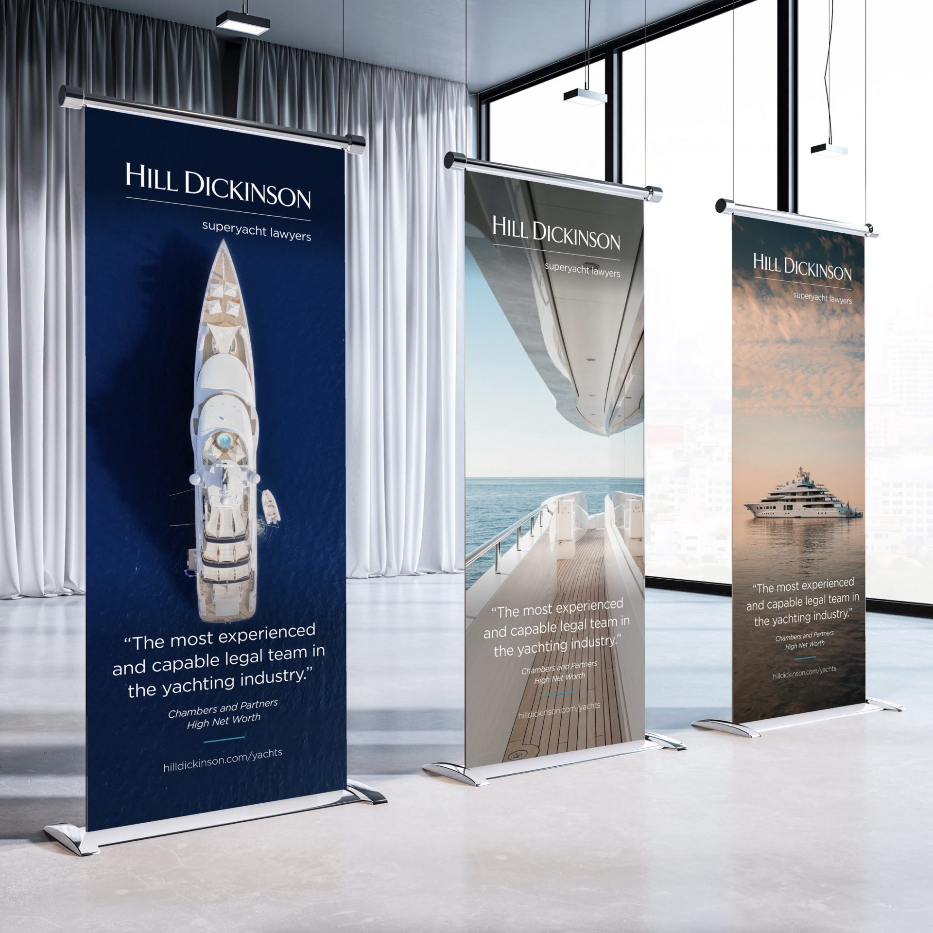 Yachts Show Pull-Up Rollerbanners
